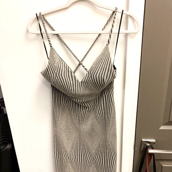 Sequence brown and black dress - Picture 1 of 2